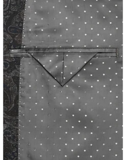 Michael Strahan Classic Fit Scuba Knit Sport Coat, Black -Suit Boutique Shop MW40 15K5 18 MICHAEL STRAHAN BROWN ALT2