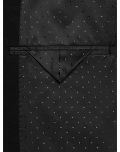 Michael Strahan Classic Fit Knit Sport Coat, Black Solid -Suit Boutique Shop MW40 15K7 02 MICHAEL STRAHAN BLACK SOLID ALT2