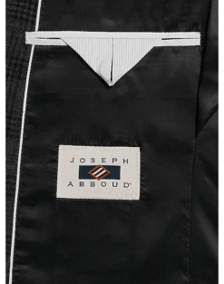 Joseph Abboud Modern Fit Wool Sport Coat, Gray Plaid -Suit Boutique Shop MW40 15LR 04 JOSEPH ABBOUD GREY PLAID ALT2