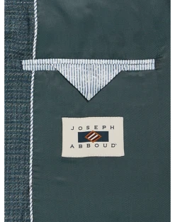 Joseph Abboud Slim Fit Sport Coat, Blue And Green Textured -Suit Boutique Shop MW40 15P4 70 JOSEPH ABBOUD BLUE GREEN TEXTURED ALT2