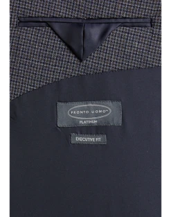 Pronto Uomo Executive Fit Sport Coat, Gray Check -Suit Boutique Shop MW40 15VV 95 PRONTO UOMO PLATINUM GRAY CHECK ALT2