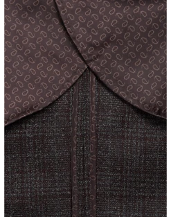 Joseph Abboud Slim Fit Sport Coat, Brown Boucle Plaid -Suit Boutique Shop MW40 165L 63 JOSEPH ABBOUD BROWN BOUCLE PLAID ALT5