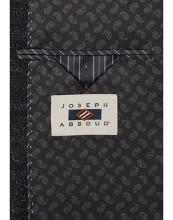 Joseph Abboud Slim Fit Sport Coat, Charcoal Windowpane Plaid -Suit Boutique Shop MW40 165W 66 JOSEPH ABBOUD CHARCOAL WINDOWPANE ALT2