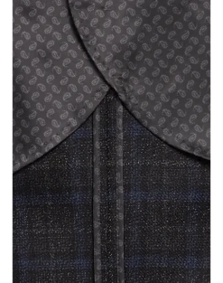 Joseph Abboud Slim Fit Sport Coat, Charcoal Windowpane Plaid -Suit Boutique Shop MW40 165W 66 JOSEPH ABBOUD CHARCOAL WINDOWPANE ALT5