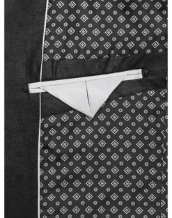 Daniel Hechter Modern Fit Vegan Leather Sport Coat, Brown -Suit Boutique Shop MW40 16FD 02 DANIEL HECHTER BLACK ALT2 1