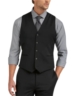 Awearness Kenneth Cole AWEAR-TECH Slim Fit Suit Separates Vest, Charcoal