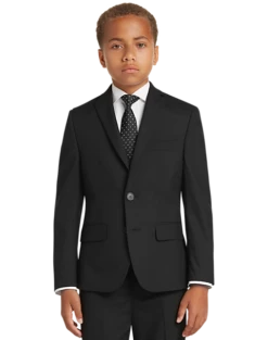 Joseph Abboud Boys Suit Separates Coat, Black -Suit Boutique Shop MW40 38YJ 02 JOSEPH ABBOUD BLACK ALT2