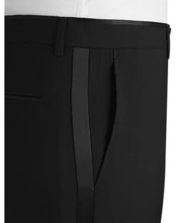 Paisley & Gray Slim Fit Tuxedo Separates Pants, Black 5 Paisley & Gray Slim Fit Tuxedo Separates Pants, Black -Suit Boutique Shop MW40 38YX 10 PAISLEY GRAY BLACK ALT6