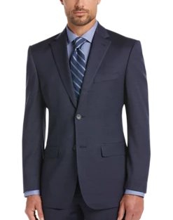 Awearness Kenneth Cole Executive Fit Suit Separates Coat, Postman Blue