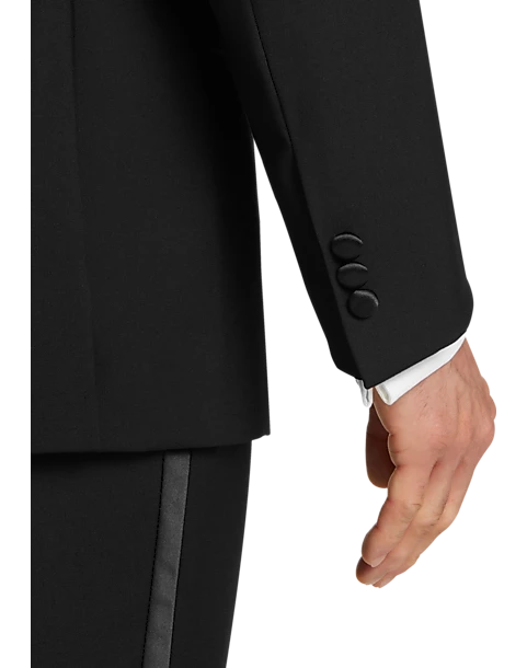 Pronto Uomo Modern Fit Tuxedo, Black 2 Pronto Uomo Modern Fit Tuxedo, Black - Image 2