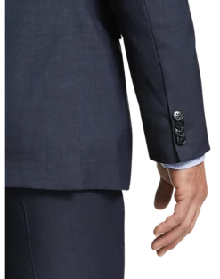 Suit Boutique Shop -Suit Boutique Shop MW40 3H6M 70 JOSEPH ABBOUD BLUE TIC ALT1 4