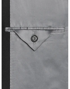 BLACK By Vera Wang Slim Fit Peak Lapel Tuxedo Jacket, Black -Suit Boutique Shop MW40 3V23 10 BLACK BY VERA WANG BLACK FORMAL NEW ALT2