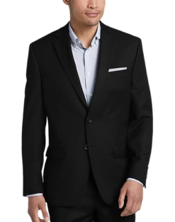 Michael Strahan Gray Classic Fit Suit