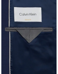 Calvin Klein Skinny Fit Suit Separates Coat, Blue -Suit Boutique Shop MW40 3V9M 14 CALVIN KLEIN SKINNY BLUE NEW ALT2