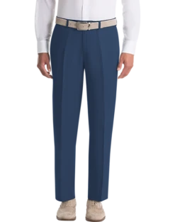 Lauren By Ralph Lauren Classic Fit Linen Suit Separates Pants, Navy