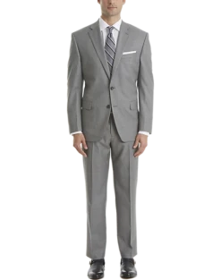Lauren By Ralph Lauren Classic Fit Suit Separates Pants, Light Gray Sharkskin