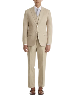 Lauren By Ralph Lauren Classic Fit Cotton Blend Suit Separates Coat, Tan