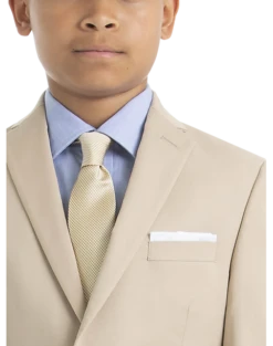 Lauren By Ralph Lauren Boys (Sizes 8-20) Suit Separates Coat, Tan -Suit Boutique Shop MW40 3VGE 05 LAUREN BY RALPH LAUREN TAN SOLID ALT2