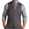 Awearness Kenneth Cole AWEAR-TECH Slim Fit Suit Separates Vest, Black & White Sharkskin