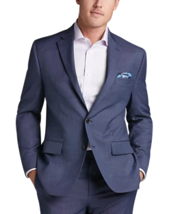 Lauren By Ralph Lauren Classic Fit Suit, Navy Tic