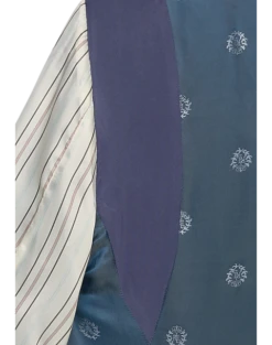 Lauren By Ralph Lauren Classic Fit Suit Blue Sharkskin -Suit Boutique Shop MW40 3W5K 56 LAUREN BY RALPH LAUREN BLUE SHARKSKIN ALT9