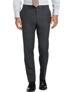 Lauren By Ralph Lauren Classic Fit Suit, Gray Plaid -Suit Boutique Shop MW40 3WXU 64 LAUREN BY RALPH LAUREN GRAY PLAID ALT2