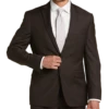 Awearness Kenneth Cole Slim Fit Suit, Brown Plaid