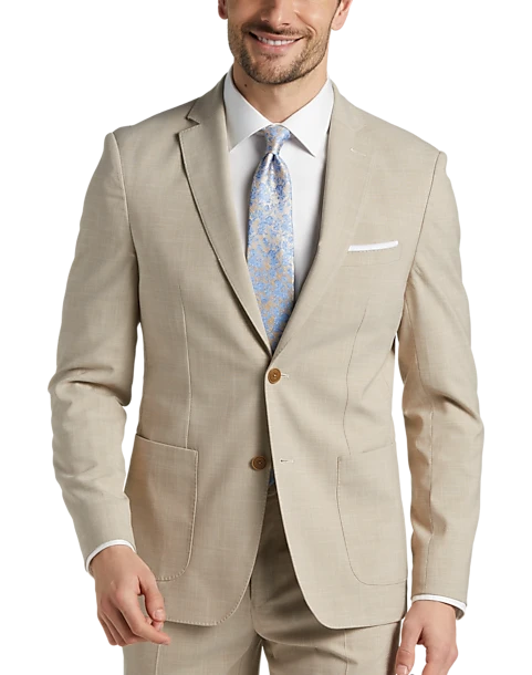 Michael Kors Modern Fit Suit Separates Coat, Tan 1 Michael Kors Modern Fit Suit Separates Coat, Tan