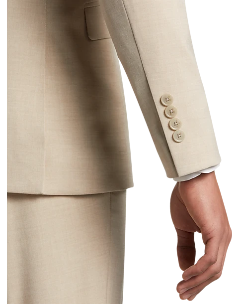 Egara Skinny Fit Notch Lapel Suit Separates Coat, Rose 2 Egara Skinny Fit Notch Lapel Suit Separates Coat, Rose - Image 2