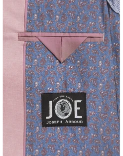 JOE Joseph Abboud Slim Fit Linen Blend Suit Separates Coat, Dusty Blue 6 JOE Joseph Abboud Slim Fit Linen Blend Suit Separates Coat, Dusty Blue -Suit Boutique Shop MW40 3XGF 11 JOE JOSEPH ABBOUD RASPBERRY ALT3 1