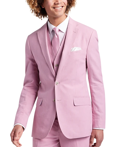 JOE Joseph Abboud Slim Fit Linen Blend Suit Separates Coat, Dusty Blue 1 JOE Joseph Abboud Slim Fit Linen Blend Suit Separates Coat, Dusty Blue