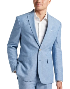 JOE Joseph Abboud Slim Fit Linen Blend Suit Separates, Teal