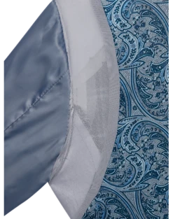 Egara Skinny Fit Suit Separates Coat, Gray & Blue Plaid -Suit Boutique Shop MW40 3XH3 64 EGARA ORANGE GRAY BLUE PLAID ALT4