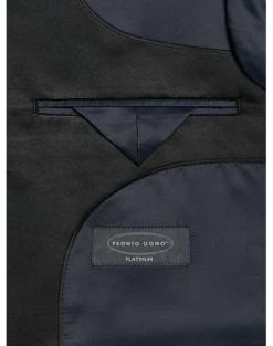 Pronto Uomo Platinum Modern Fit Notch Lapel Suit Separates Tuxedo Jacket, Navy -Suit Boutique Shop MW40 3XHM 01 PRONTO UOMO PLATINUM NAVY FORMAL ALT2