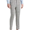 Paisley & Gray Slim Fit Suit Separates Pants, Black And White Houndstooth