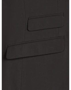 Paisley & Gray Slim Fit Double Breasted Suit Separates Coat, Jet Black -Suit Boutique Shop MW40 3XK9 02 PAISLEY GRAY JET BLACK ALT4