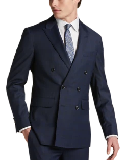 JOE Joseph Abboud Slim Fit Suit Separates Coat, Navy Plaid