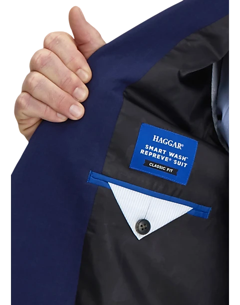 Haggar Smart Wash™ Classic Fit Suit Separates Coat, Black 3 Haggar Smart Wash™ Classic Fit Suit Separates Coat, Black - Image 3