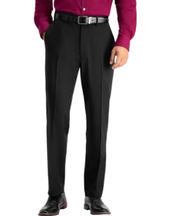 Haggar Travel Performance Classic Fit Suit Separates Pants, Blue Tic