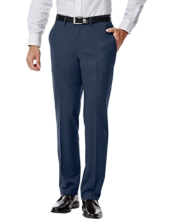 Haggar 4-Way Stretch Slim Fit Suit Separates Pants, Black