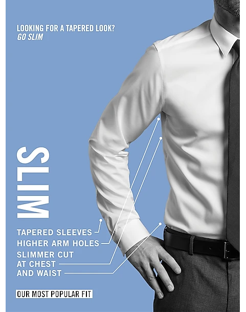 Calvin Klein Infinite Non-Iron Slim Fit Stretch Collar Dress Shirt, Purple 2 Calvin Klein Infinite Non-Iron Slim Fit Stretch Collar Dress Shirt, Purple - Image 2