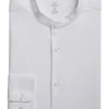 Michael Strahan Slim Fit Banded Collar Dress Shirt, White