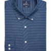 Ben Sherman Slim Fit Button-Down Collar Dress Shirt, Navy Plaid