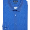 Nautica Slim Fit Four-Way Stretch Dress Shirt, Blue Micro Dot