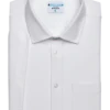 &Collar Pacific Athletic Fit Short Sleeve Dress Shirt, White