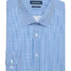 Nautica Slim Fit Four-Way Stretch Dress Shirt, Blue Check