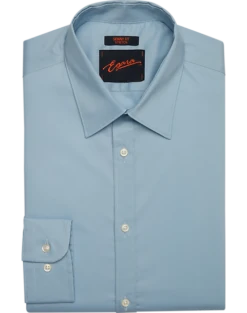 Egara Skinny Fit Point Collar Dress Shirt, Blue