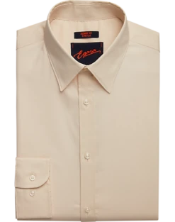 Egara Skinny Fit Point Collar Dress Shirt, Tan