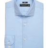 Pronto Uomo Slim Fit Dress Shirt, Blue Herringbone