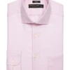 Pronto Uomo Modern Fit Spread Collar Dress Shirt, Pink Herringbone